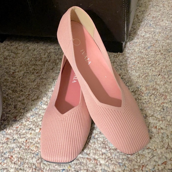 Vivaia Shoes - •Vivaia• Margot Square-Toe V-cut Washable, Sustainable Flats Size 11
